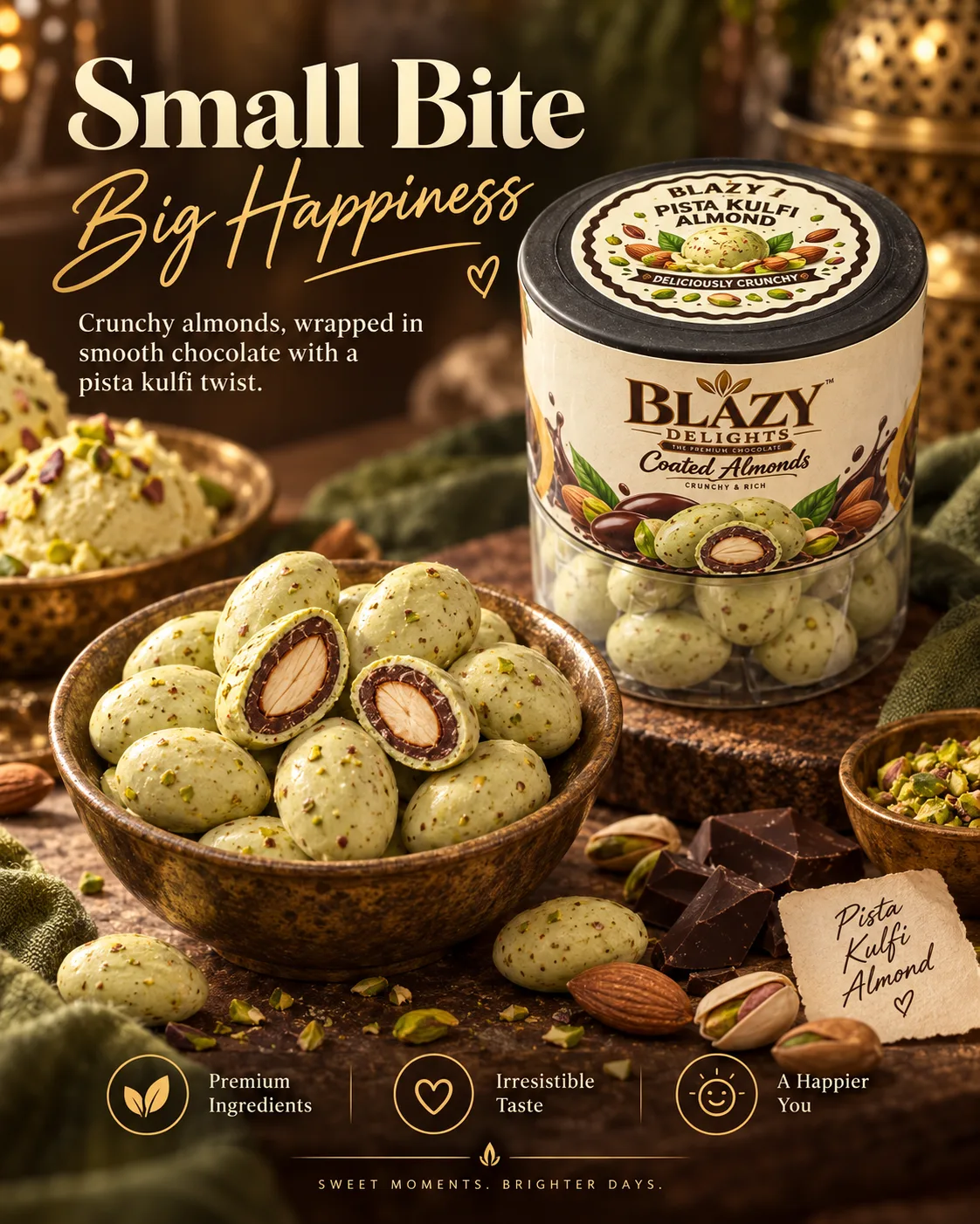 Pista Kulfi Almond
