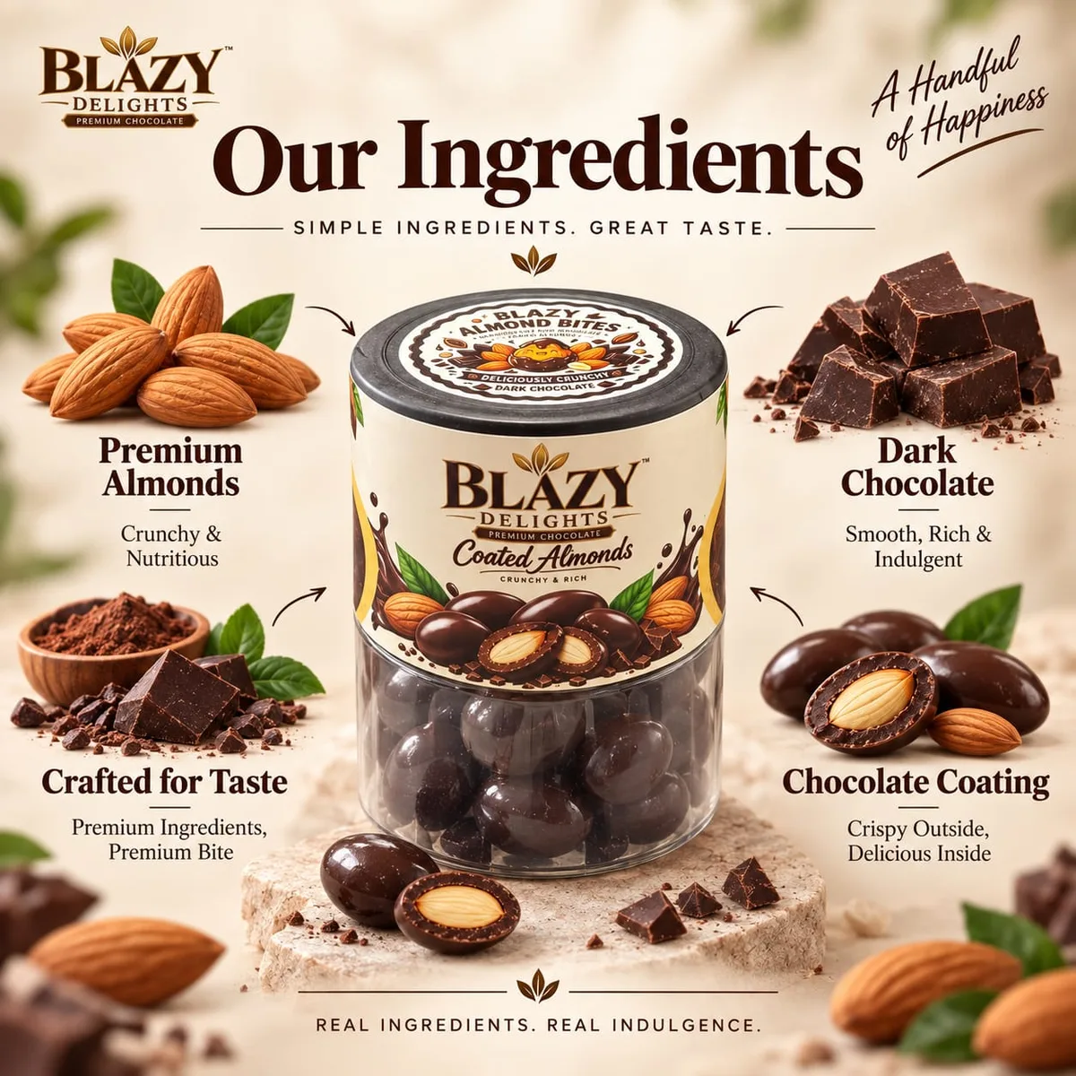 Dark Chocodip Almond 2