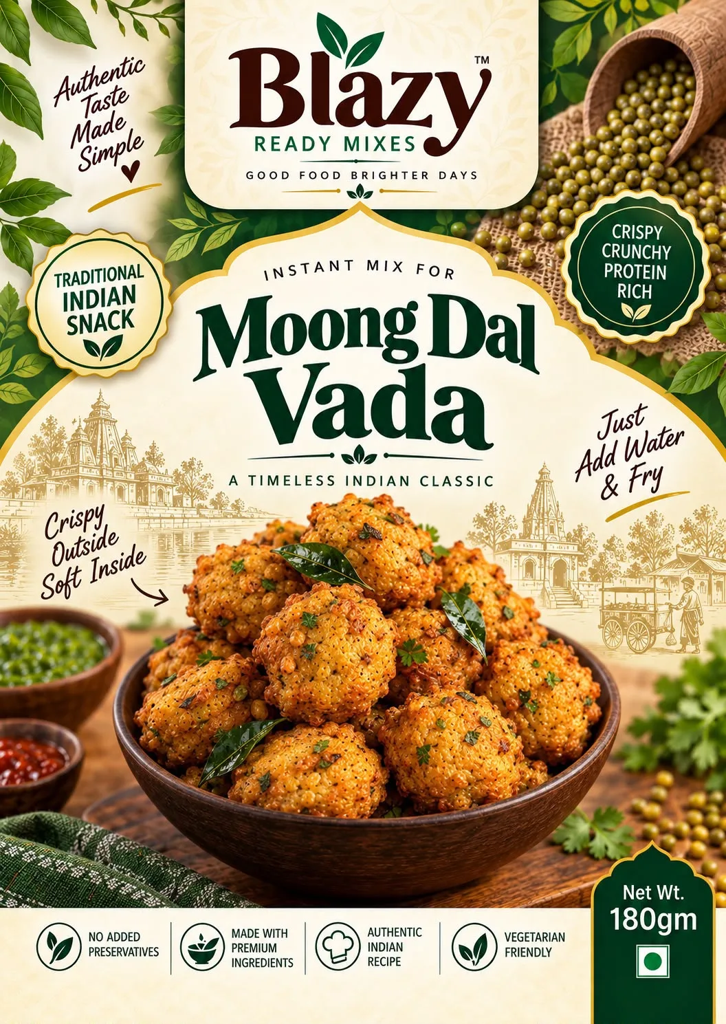 Moong Dal Vada